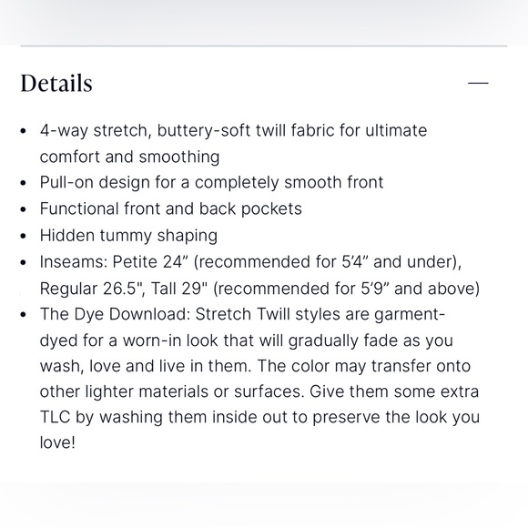 SPANX® Stretch Twill Cropped Pant Cedar Size Large - Picture 2 of 14